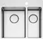 Мойка Falmec GARDA DOPPIA 31-18 CM INOX (FLUSH/TOPMOUNT)