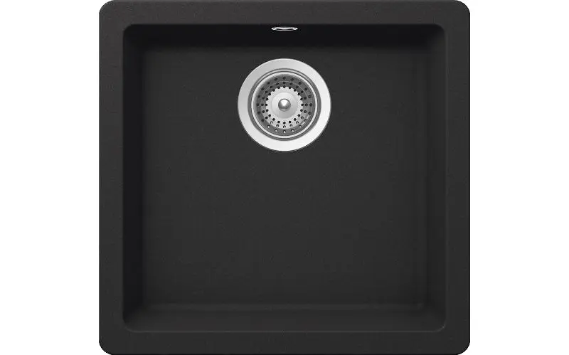 Мойка SCHOCK  Quadro 50 Cristalite 450x430 (подстольный монтаж) оникс