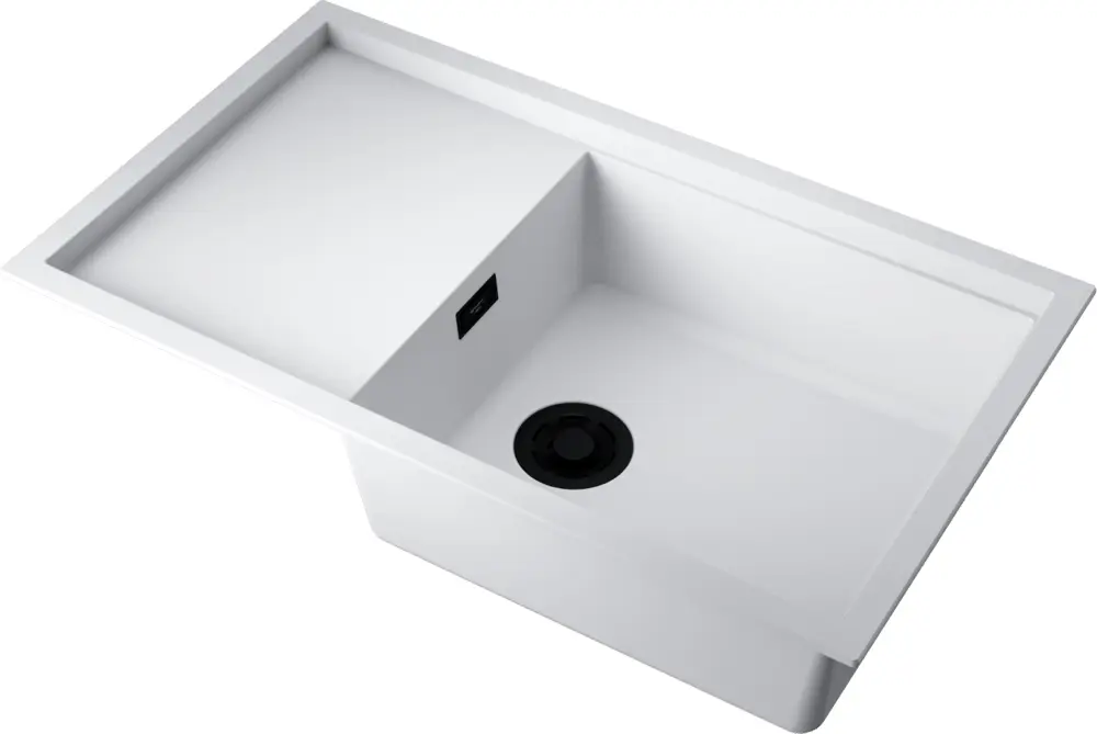 Кухонная мойка OMOIKIRI Sintesi 86-WH Artceramic/белый фото 2