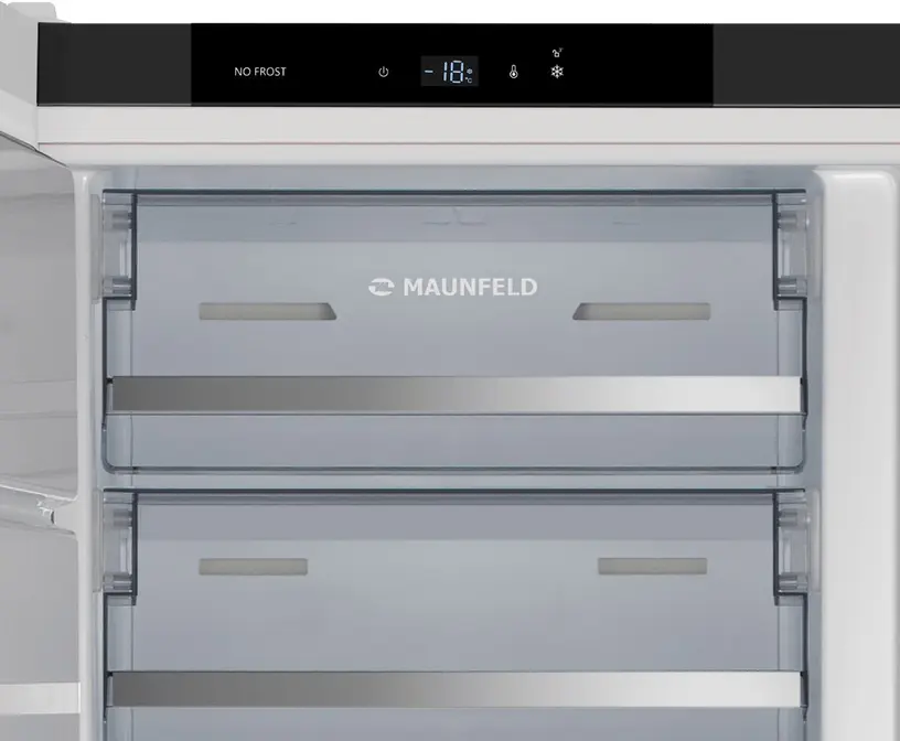 Морозильник MAUNFELD MFFR186NFBW Inverter фото 7