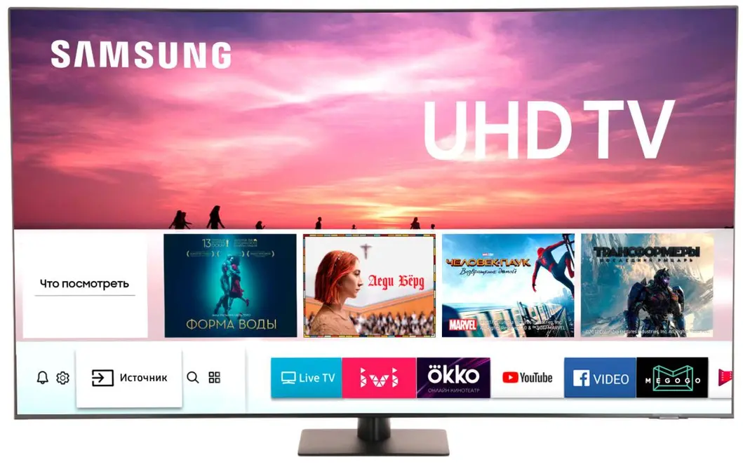 Телевизор Samsung  75" (191 см) 2021 темно-серый Samsung QE75Q70AAU фото 1
