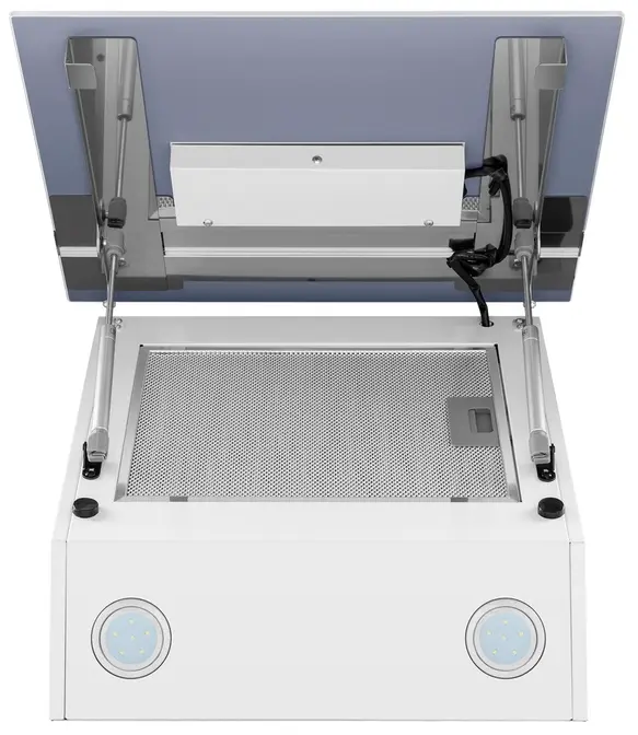 Вытяжка Maunfeld MEDWAY 50 Glass White/Stripe Inox фото 3