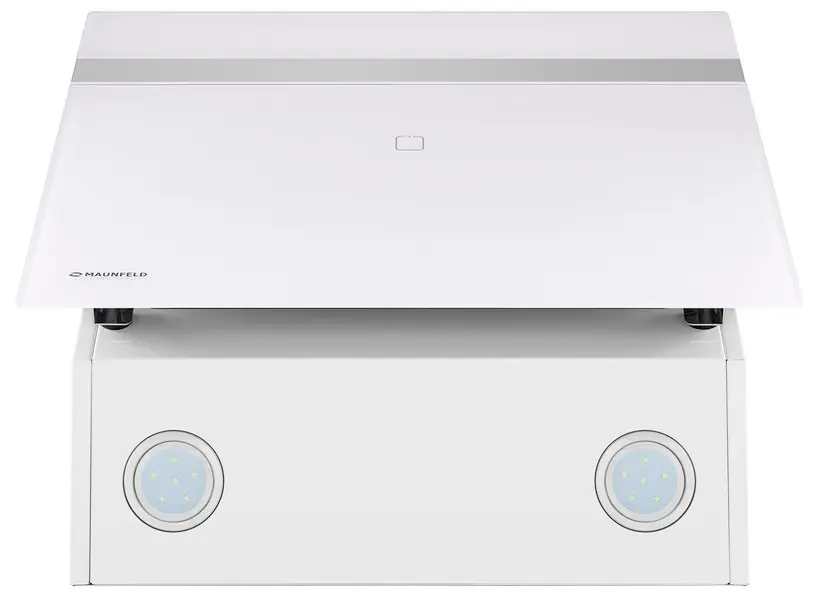 Вытяжка Maunfeld MEDWAY 50 Glass White/Stripe Inox фото 2