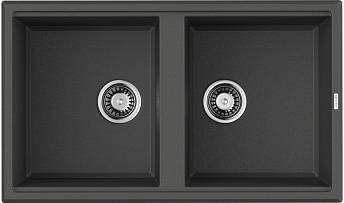 Мойка Omoikiri Tedori 86-2-PL Tetogranit/платина