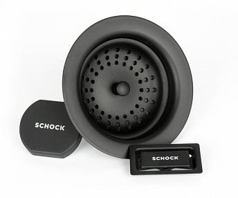 Декоративная фурнитура Black Edition Soho 50,60 (ручка кл-авт., заглушки вып и перел.) черный матовый