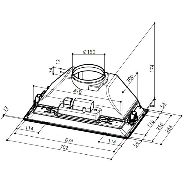 Схема для вытяжки Faber INCA PLUS HCS LED X A70