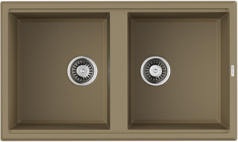 Мойка Omoikiri Tedori 86-2-CH Tetogranit/шампань