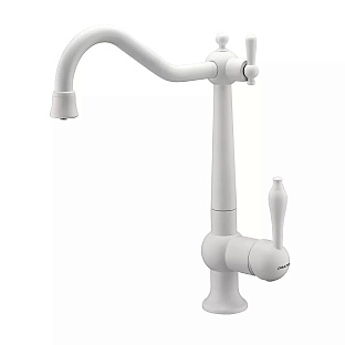 Смеситель Paulmark RETRO Re213226-WH белый матовый
