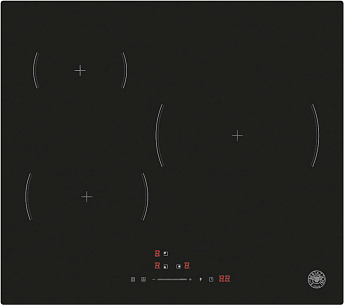 Индукционная стеклокерамич. панель  Bertazzoni P603I30NV Чёрное стекло