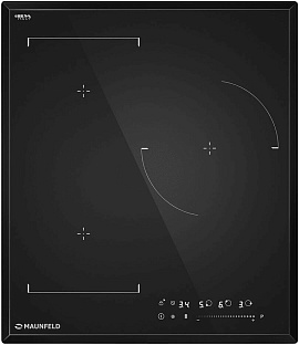 Индукционная стеклокерамич. панель MAUNFELD CVI453SBBK LUX Inverter