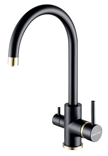 Смеситель Paulmark ESSEN Es213211-401BR антрацит-бронза