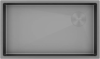 Мойка Paulmark NEXT-SKEW 74 UNI PM887444-MG матовый серый