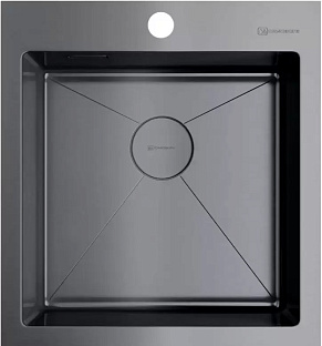 Мойка Akisame 46-GM нерж.сталь/вороненая сталь(арт.4973095)