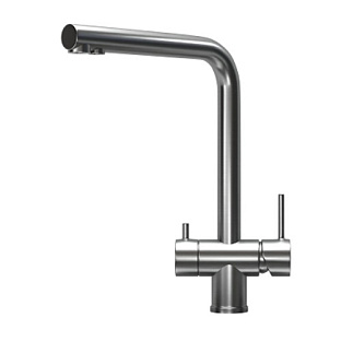 Смеситель GRANULA Kitchen Space 7011, СТАЛЬ САТИН