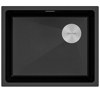 Мойка Paulmark LUMI 55UNI-SKEW LU55SK-BLM черный
