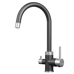 Смеситель GRANULA 5169, ШВАРЦ