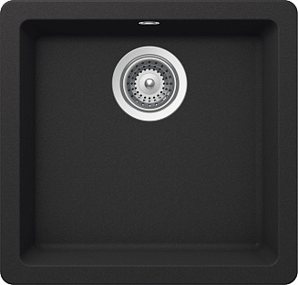 Мойка SCHOCK  Quadro 50 Cristalite 450x430 оникс