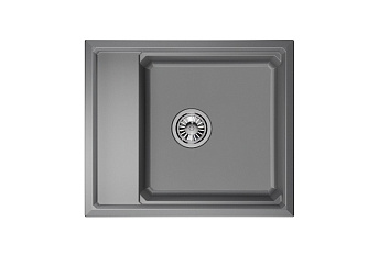 Мойка GRANULA Kitchen Space 6004, АЛЮМИНИУМ