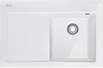 Мойка Franke MTK 611-78 чаша слева, белый (арт.124.0433.442)