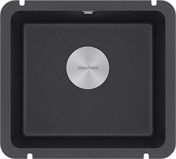 Мойка Paulmark UNTER PM204543-BL черный гранит