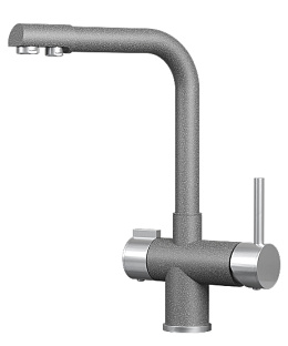 Смеситель GRANULA 5008, ГРАФИТ