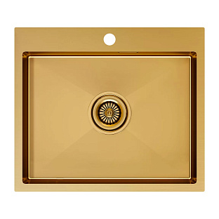 Мойка Paulmark KRONER 59 PM215951-BG брашированное золото