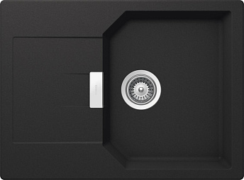 Мойка SCHOCK  Manhattan 45 D Cristalite корз.клапан 690x510 оникс