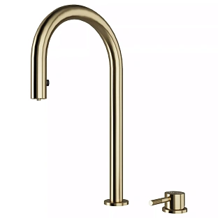 Смеситель Paulmark ESTETICA Es218006-LG светлое золото