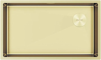 Мойка Paulmark NEXT-SKEW 74 UNI PM887444-LG светлое золото