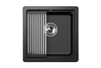 Мойка GRANULA Kitchen Space 4501U, ШВАРЦ