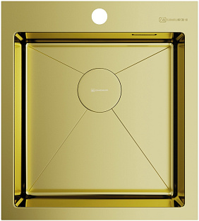 Мойка Akisame 46-LG нерж.сталь/светлое золото(арт.4973081)