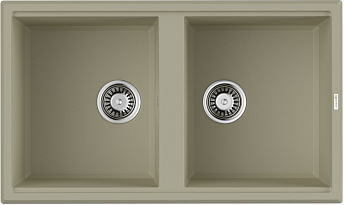 Мойка Omoikiri Tedori 86-2-BE Tetogranit/ваниль