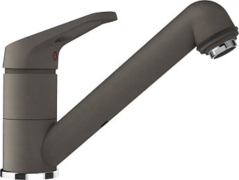 Смеситель Schock Cosmo-D, Cristalite, выдвижной излив альпака