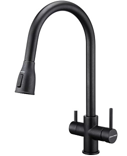 Смеситель Paulmark LANGE La214212-BLM черный