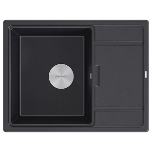 Мойка Paulmark FLUGEN 50-650 PM216550-BL черный гранит