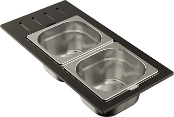 Контейнер Omoikiri DC-02-2-IN нержавеющая сталь