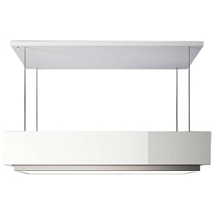 Вытяжка Falmec Levante 120 Белое стекло+рамка из стали