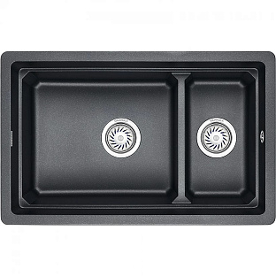 Мойка GRANULA Kitchen Space 7304U, ШВАРЦ