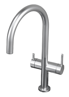 Смеситель GRANULA Kitchen Space 8274, НЕРЖ