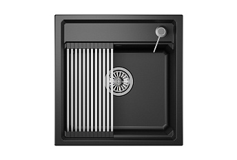 Мойка GRANULA Kitchen Space 5002, ШВАРЦ