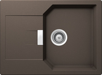 Мойка SCHOCK  Manhattan 40 D Cristalite корз.клапан мокка