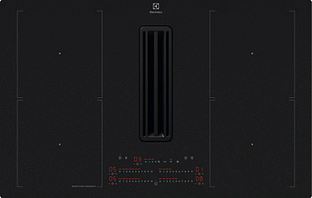 Индукционная стеклокерамич. панель с вытяжкой Electrolux KCC84450CZ