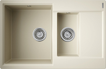 Мойка Daisen 78-2T-BE Tetogranit/ваниль(арт.4993529)