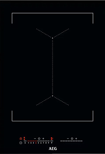 Индукционная стеклокерамич. панель AEG IKE42640KB