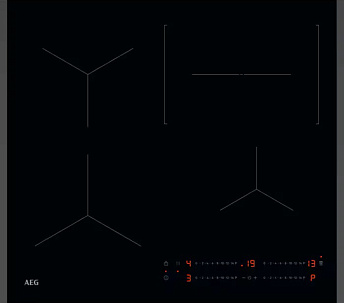 Индукционная стеклокерамич. панель AEG TO64IC00FB
