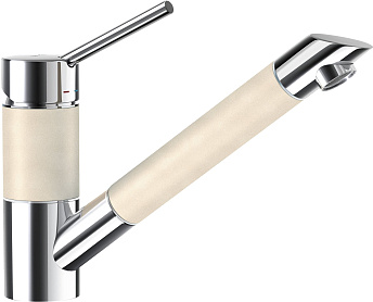 Смеситель Schock SC-200-D , Cristadur , выдвижной излив хром/аворио