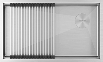 Мойка Paulmark NEXT-PRO 74 UNI PM707445-BS брашированная нерж.сталь