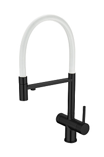 Смеситель Emar ЕС - 7024WHT Black Смеситель Emar ЕС - 7024WHT Black