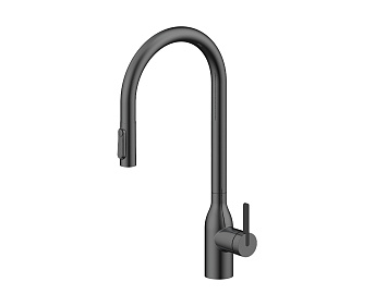 Смеситель Paulmark UNIVERSAL Un213880-GM вороненая сталь