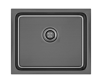 Мойка Paulmark VISTA 54 PM305444-GM вороненая нерж.сталь